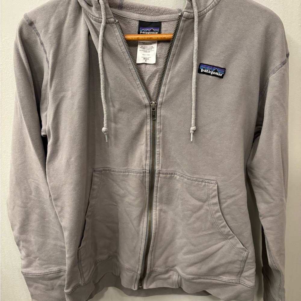 Vintage Patagonia Gray Zip-Up Hoodie Men’s S